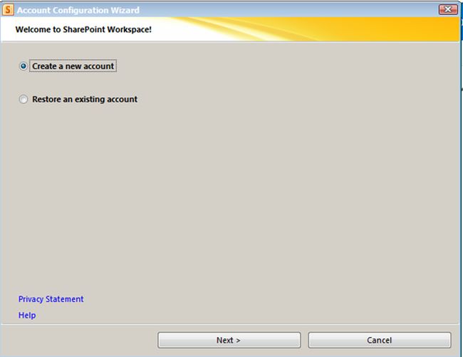 create a new account in sharepoint